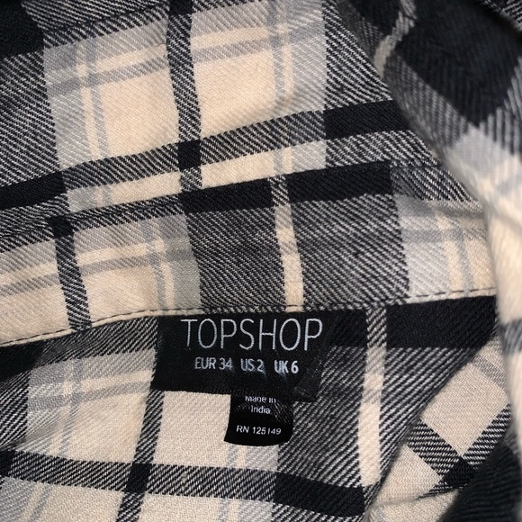 Topshop Women’s Flannel - Picture 4 of 4